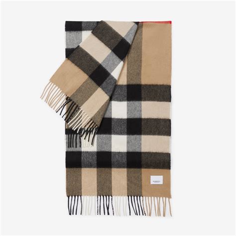 burberry beige collection|check cashmere scarf Burberry.